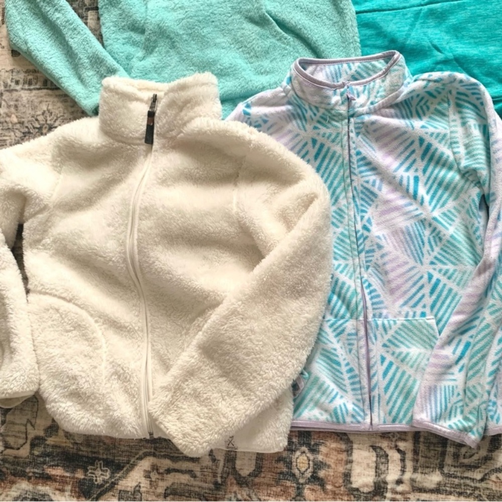 Girls ADIDAS LOT Hooded Sweatshirt/Zip Up Bundle•Size 10/12/14 - Picture 6 of 12